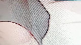 fellating the backside, raw manstick, and hatch of ultra-cute manga porn trans in the guest room, close-up