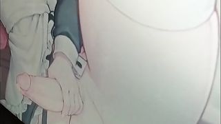LE CHUPO EL BACKSIDE, TETAS Y PENE, AMI SIRVIENTA SUMISA MANGA PORN TRANS, PRIMER PLANO