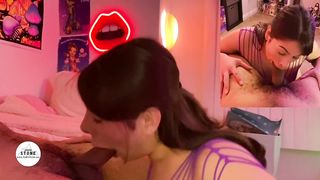 Beautiful Trans Latina Alexa Scout Takes Boy's Giant Man meat