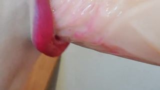 This is how sissy deep-throat phat peckers