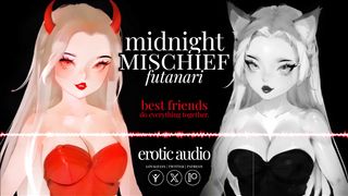 Softcore Audio - FF4M 2 futa chicks use you at a soiree! 3way Facefuck Pegging Anal invasion