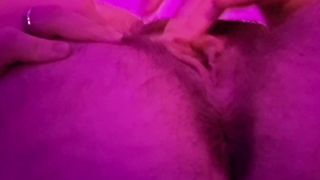 Ftm plays with his twat