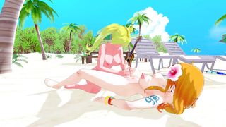 Nami and Naruko Fuck-a-thon toon manga porn