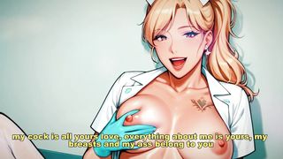 Hermaphroditism Anime porn Jerk Off Instructions - Femboy Nurse Wants Your Jizm - Jism, Hj, Squealing, Directives