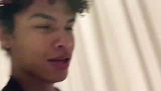 Brand fresh transvestite displaying off for the camera and making a golden douche (golden bathroom)