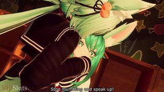 VIPSluts - HERMAPHRODITISM Senpai Gives MANGA PORN Bunny Lady Lesson She Wont Leave behind