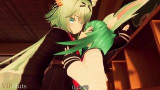 VIPSluts - HERMAPHRODITISM Senpai Gives MANGA PORN Bunny Lady Lesson She Wont Leave behind