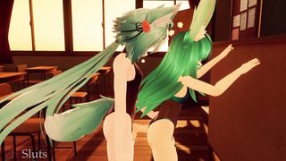 VIPSluts - HERMAPHRODITISM Senpai Gives MANGA PORN Bunny Lady Lesson She Wont Leave behind