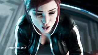 Futuristic 3 DIMENSIONAL Real Gameplay - Hermaphroditism Characters - Hefty Manstick Powerful TitsJob