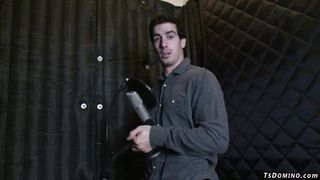 Humungous spunk-pump t-model pulverizes stud on audition