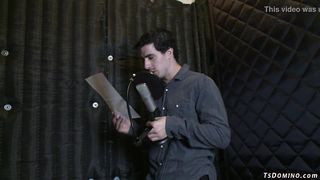 Humungous spunk-pump t-model pulverizes stud on audition