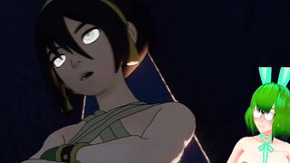 Katara and Toph Make Love With Good-sized Pricks in Woods