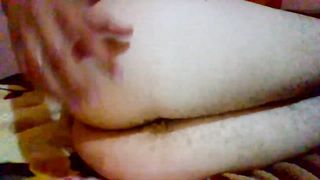 My good-sized white caboose I want to deep-throat and I touched my shaft