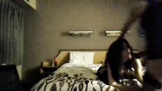 Teenager breezy and ladyboy ravage real first-timer