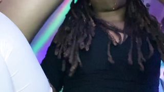 Step Sister Gargles a Phat Woman Dick