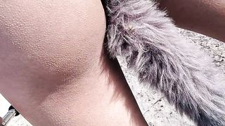 killer travesti desnuda en publico con tacones y buttplug ass fucking linda puta caliente