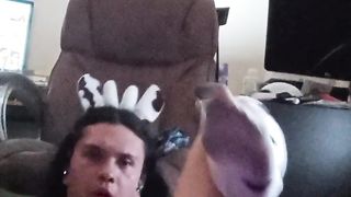 Niky Zelaya a tiny trans cow just want to be jerked part 1