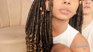 Bf Loves Licking Shemale's Ball and Cock