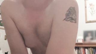 Sizzling Trans Stud Plows and Polishes on Top of You