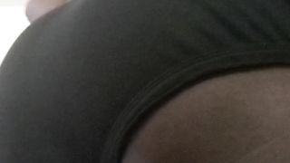 CHUBBY BOOTIE TRANSGIRL WITH LONG GIGANTIC BIG BLACK COCK