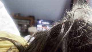 Smallish wifey needs rigid chisel to wake up!