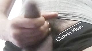 AMPLE DONK TRANSGIRL WITH MONSTROUS BLACK FUCKPOLE WAGGING