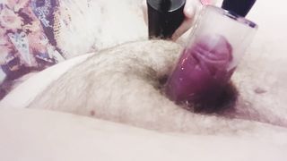 Trans Man Pumping FTM Jizz-shotgun