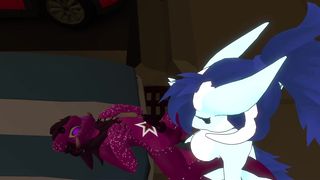 Super-naughty furries in public