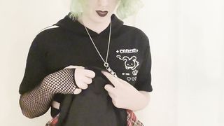 (Trans) Emo Lady Despairingly Pees Herself (Because Nobody Else Will!)