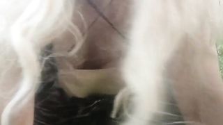 Sissy femboy outdoor anal invasion have fun public