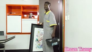 Steaming Tgirl Isa Lawrence Gets Her Culo Crammed with a Black Beefstick