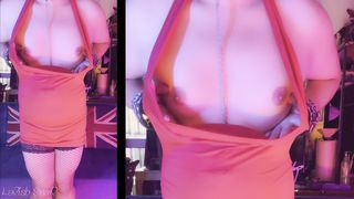 Manacled and Voyeured: Whorish Femboy Rails Faux-cock While Sir Sees