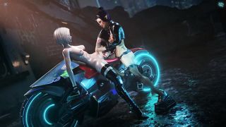 The woman put a faux-cock on a cord-on and embarked to pummel me in the booty in public