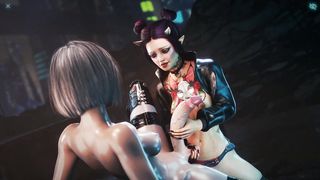 The woman put a faux-cock on a cord-on and embarked to pummel me in the booty in public