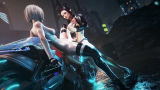 The woman put a faux-cock on a cord-on and embarked to pummel me in the booty in public