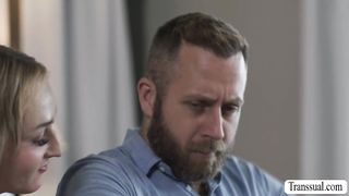 Seductive Trans lets sis friend fuck her asshole