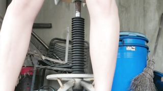 【Transgirl】Ting xuan buttfuck hook-up on high tabouret in demolishes