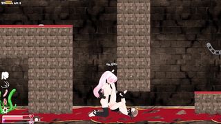 Angel Marielle Side Scroller Transgender Porno game Have fun [Part 01] + Download Game