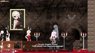 Angel Marielle Side Scroller Transgender Porno game Have fun [Part 01] + Download Game