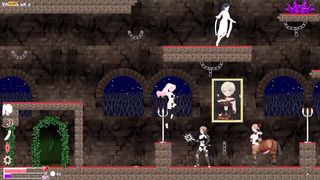 Angel Marielle Side Scroller Transgender Porno game Have fun [Part 02] + Download