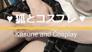 Femboy getting off three