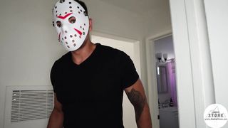 Diminutive Trans Sweetie Amanda Riley Tongues Bootie & Gets Face Pulverized by Jason