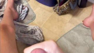 Jack off and spunk with a trans woman! (Compilation)