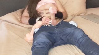 Sissy Jacks With Her Fuck stick