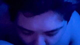 T-fellow Super-bitch Fellates Boner - Salivates, Gags, and Sobs!