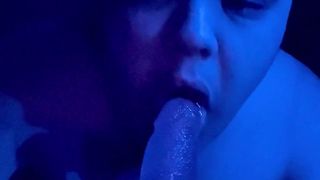 T-fellow Super-bitch Fellates Boner - Salivates, Gags, and Sobs!