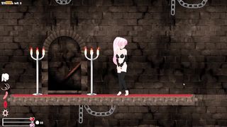 Angel Marielle Side Scroller Transgender Pornography game Have fun [Part 03] + Download