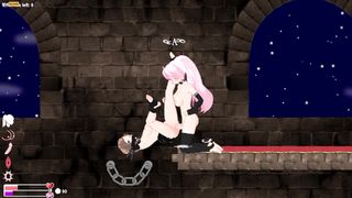 Angel Marielle Side Scroller Transgender Pornography game Have fun [Part 03] + Download