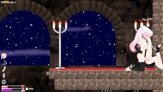 Angel Marielle Side Scroller Transgender Pornography game Have fun [Part 03] + Download