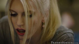 Bulky and sexy Dante Colle stretched my tight TS ass using his large dick